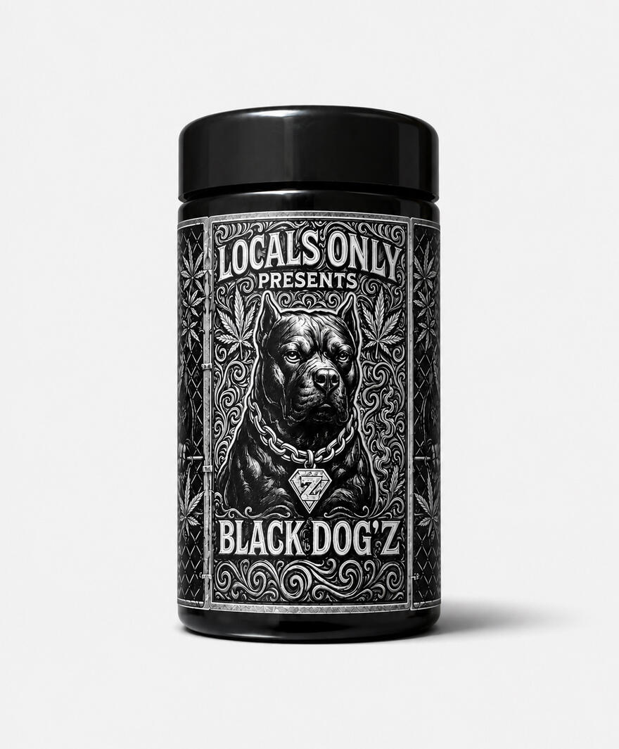 Locals Only Black Dog Z