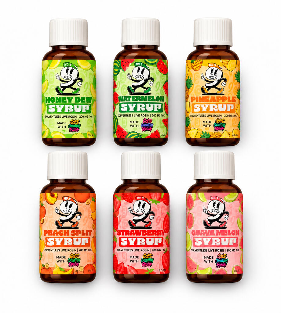 No. 9 x GCR Rosin Syrups